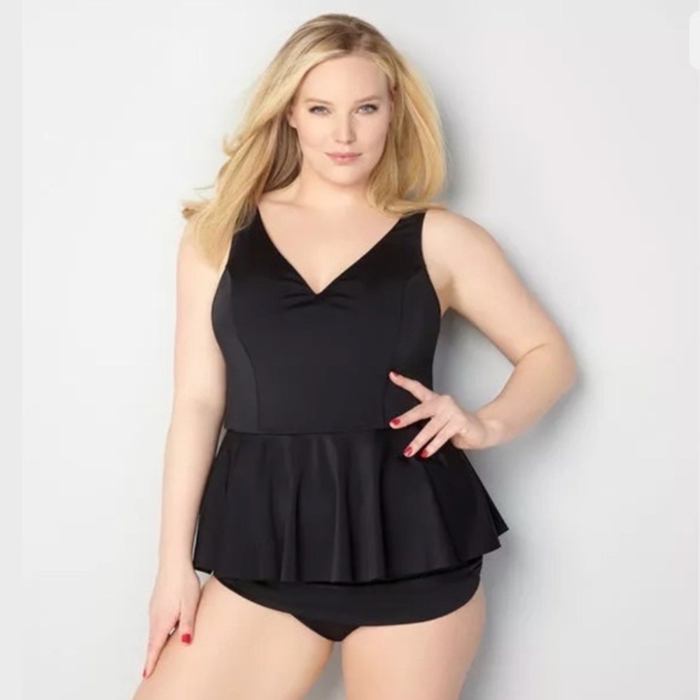 Avenue Peplum Tankini Swimsuit